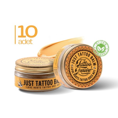 Just Tattoo Balm - Tattoopflege - 10x 50 ml